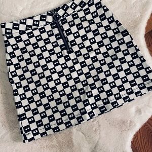 VANS x Lazy Oaf Eyeball Check Skirt